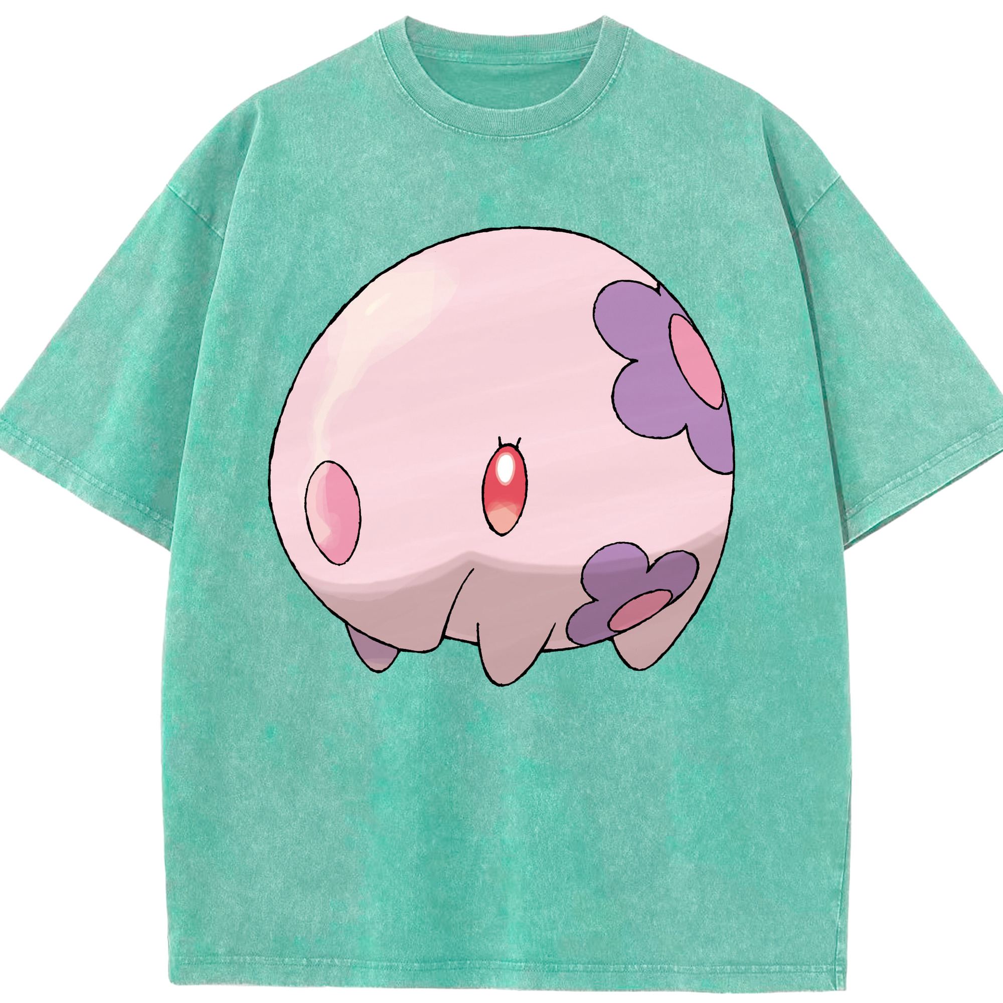 （画像用） ポケットモンスター Pokémon 綿100% ヴィンテージ風 半袖Tシャツ（フロントプリント）